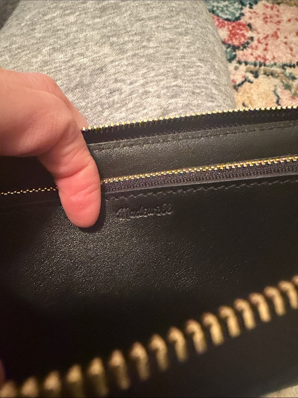 Madewell Black Zip-Around Wallet Phone Case - Picture 7 of 7
